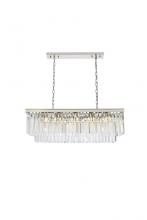  1202D40PN/RC - Sydney 12 Light Polished Nickel Chandelier Clear Royal Cut Crystal