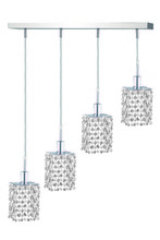  1284D-O-S-CL/SA - Mini 4 light Chrome Pendant