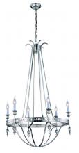  1487D30PN - Phoebe 6 Light Polished Nickel Pendant