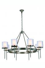  1504G45VN - Bradford 8 Light Vintage Nickel Chandelier