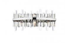  2200W24C - Serena 24 Inch Crystal Bath Sconce in Chrome