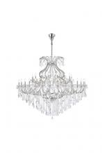  2800G72C/RC - Maria Theresa 49 Light Chrome Chandelier Clear Royal Cut Crystal