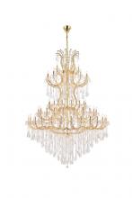  2800G96G/RC - Maria Theresa 84 Light Gold Chandelier Clear Royal Cut Crystal