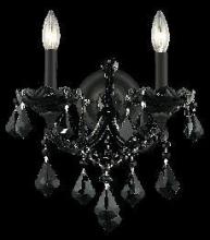  2800W2B/SS - Maria Theresa 2 light Black Wall Sconce