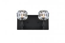  3509W11BK - Graham 2 Light Wall Sconce in Black