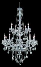  7915G33C/RC - Verona 15 Light Chrome Chandelier Clear Royal Cut Crystal