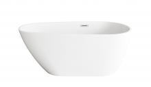  BT30259GW-PCH - 59 inch Bathtub in Glossy White with Chrome Trim