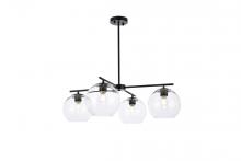  LD2331BK - Opus 4 Lights Black Pendant