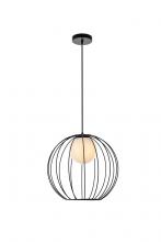  LD2345BK - Wetzel 1 Light Black Pendant