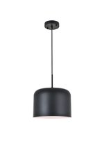  LD4071D11BK - Etude 1 light Black Pendant