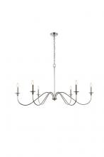  LD5056D48PN - Rohan 48 Inch Chandelier in Polished Nickel