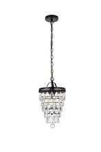  LD714D9BK - Reese 9 Inch Pendant in Black