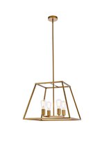  LD720D20BR - Declan 20 Inch Pendant in Brass