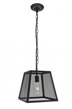  LDPD3016 - Talon Collection Pendant D11.8 H12.8 Lt:1 Matte Black Finish