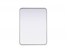  MR8A2432SIL - Contour Metal Rectangle Mirror 24x32 in Silver