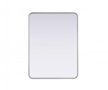  MR8A2736SIL - Contour Metal Rectangle Mirror 27x36 in Silver