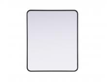  MR8A3036BLK - Contour Metal Rectangle Mirror 30x36 in Black