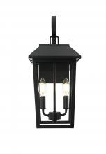  OD502W18BK - Riggs 8 inch Outdoor Wall Sconce in Black