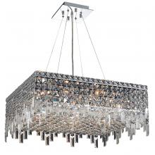  V2033D24C/RC - MaxIme 12 Light Chrome Chandelier Clear Royal Cut Crystal