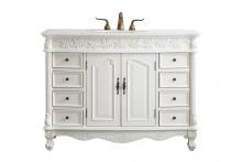  VF-1039 - 48 In. Single Bathroom Vanity Set in Antique White