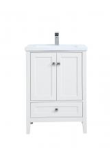  VF-2001 - 24 In. Single Bathroom Vanity Set in White