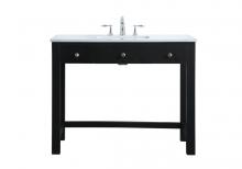  VF14842MBK - 42 Inch Ada Compliant Bathroom Vanity in Black