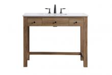  VF14842NT - 42 Inch Ada Compliant Bathroom Vanity in Natural Oak