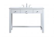  VF14848WH - 48 Inch Ada Compliant Bathroom Vanity in White