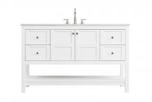  VF16454WH - 54 inch Single Bathroom Vanity in White