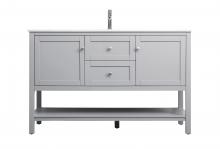  VF22254GR - 54 Inch Single Bathroom Vanity in Grey