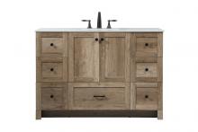  VF2848NT - 48 Inch Single Bathroom Vanity in Natural Oak