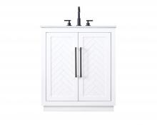  VF29030WH - 30 inch Single Bathroom Vanity in White