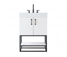  VF29224WH - 24 inch Single Bathroom Vanity in White