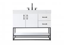  VF29242WH - 42 inch Single Bathroom Vanity in White