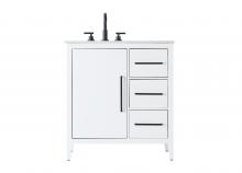  VF29332WH - 32 Inch Single Bathroom Vanity In White