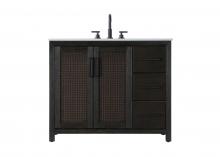  VF29542CO - 42 Inch Single Bathroom Vanity In  Chocolate Oak