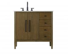  VF29636HO - 36 inch Single Bathroom Vanity in Hazel Oak