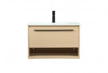  VF43530MMP - 30 Inch Single Bathroom Vanity in Maple