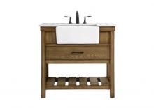  VF60136GN - 36 Inch Single Bathroom Vanity in Green