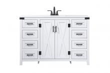  VF90248WH - 48 Inch Single Bathroom Vanity in White