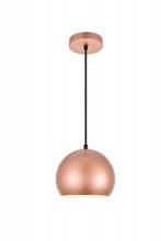  LD2403HG - Kasey 1 Light Honey Gold Pendant