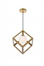  LD2413BR - Linea 1 Light Brass Pendant