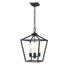  DVP30176BK-OP - Lundy's Lane Outdoor 3 Light Pendant