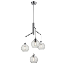  DVP34724CH-CL - Andromeda 4 Light Chandelier