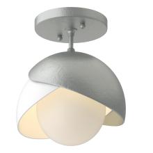  121377-SKT-82-02-GG0711 - Brooklyn 1-Light Double Shade Semi-Flush