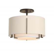  126501-SKT-14-SF1099-SA1590 - Exos Small Double Shade Semi-Flush