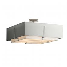  126513-SKT-82-SF2012-SJ2401 - Exos Square Large Double Shade Semi-Flush