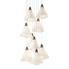  131102-SKT-LONG-07-SH1987 - Mobius 9-Light Pendant