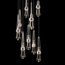  131108-SKT-STND-85-ZM0434 - Link 9-Light Clear Glass Pendant