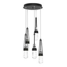  131120-SKT-STND-10-YJ0434 - Link 5-Light Blown Glass Pendant